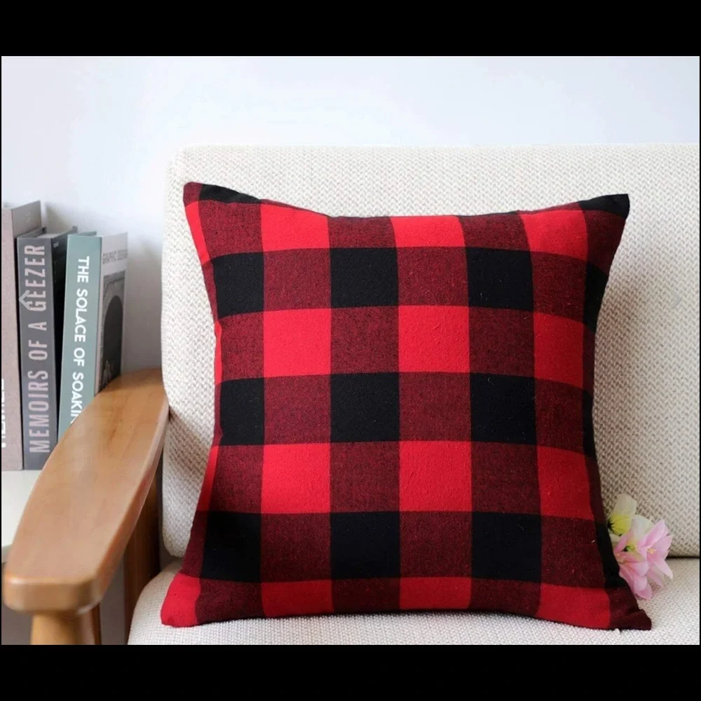 NWT Set of 2 Buffalo Check Plaid Throw Pillow Covers
